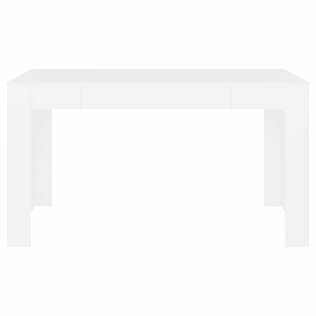 Table à manger Blanc 140x74,5x76 cm Bois d'ingénierie - XIOS