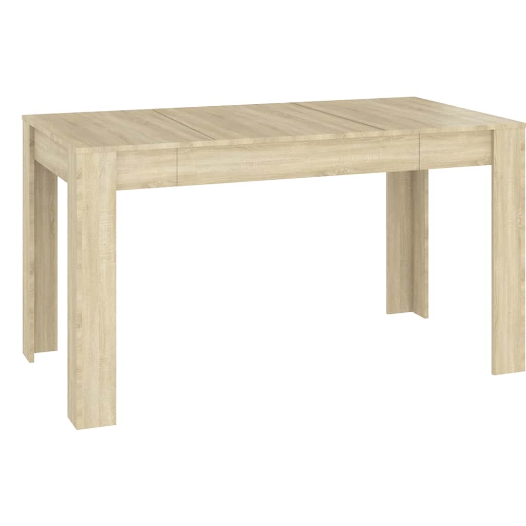 Table à manger Chêne sonoma 140x74,5x76 cm Bois d'ingénierie - XIOS