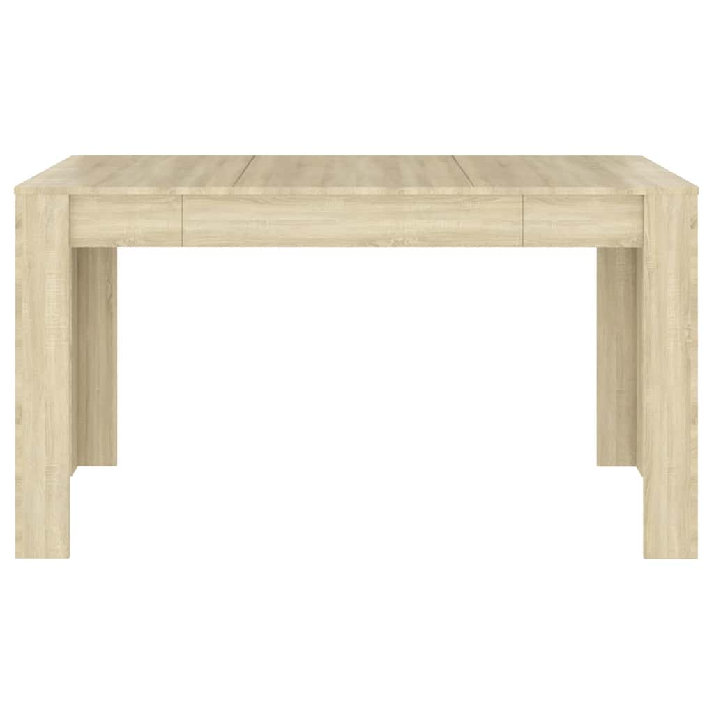 Table à manger Chêne sonoma 140x74,5x76 cm Bois d'ingénierie - XIOS