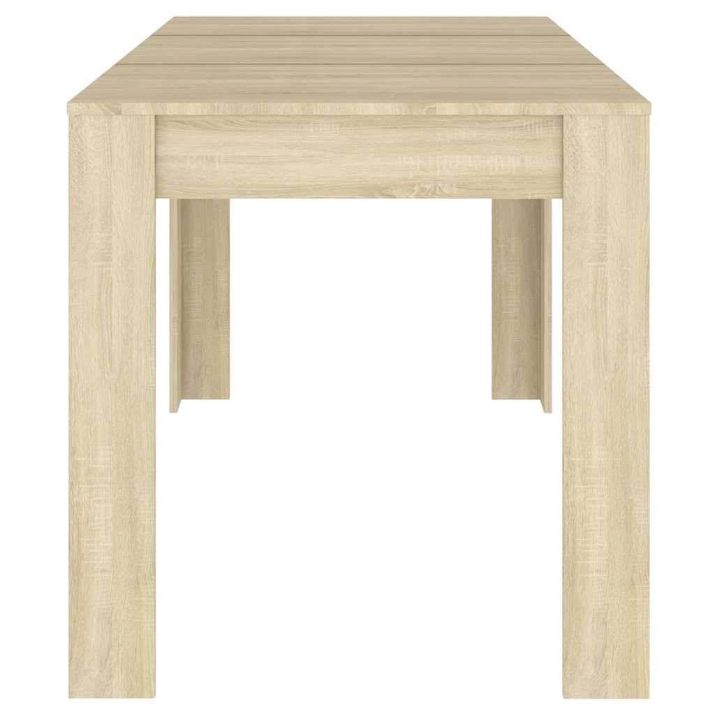 Table à manger Chêne sonoma 140x74,5x76 cm Bois d'ingénierie - XIOS