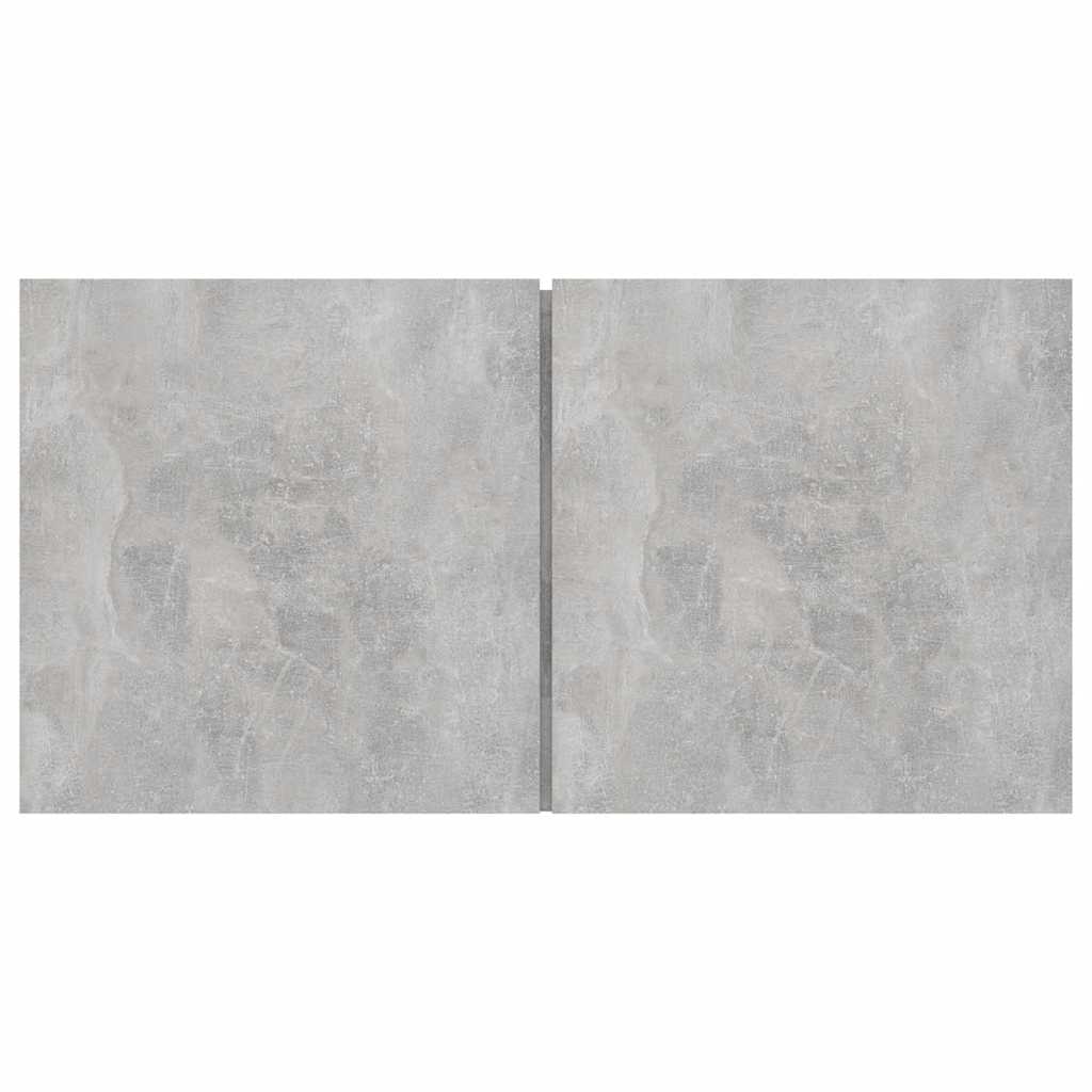 Meubles TV suspendus 3 pcs Gris béton 60x30x30 cm - XIOS