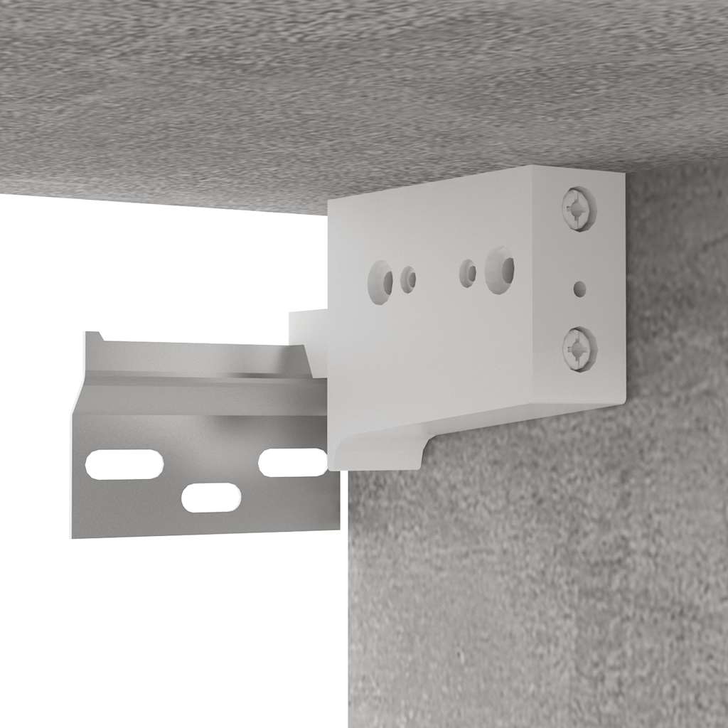 Meubles TV suspendus 3 pcs Gris béton 60x30x30 cm - XIOS