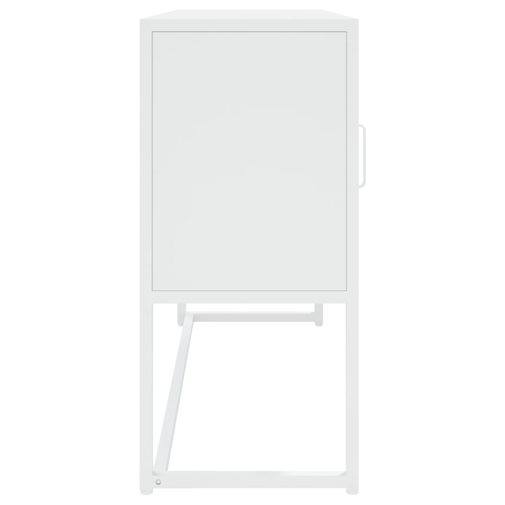 Buffet Blanc 105x35x75 cm Acier - XIOS