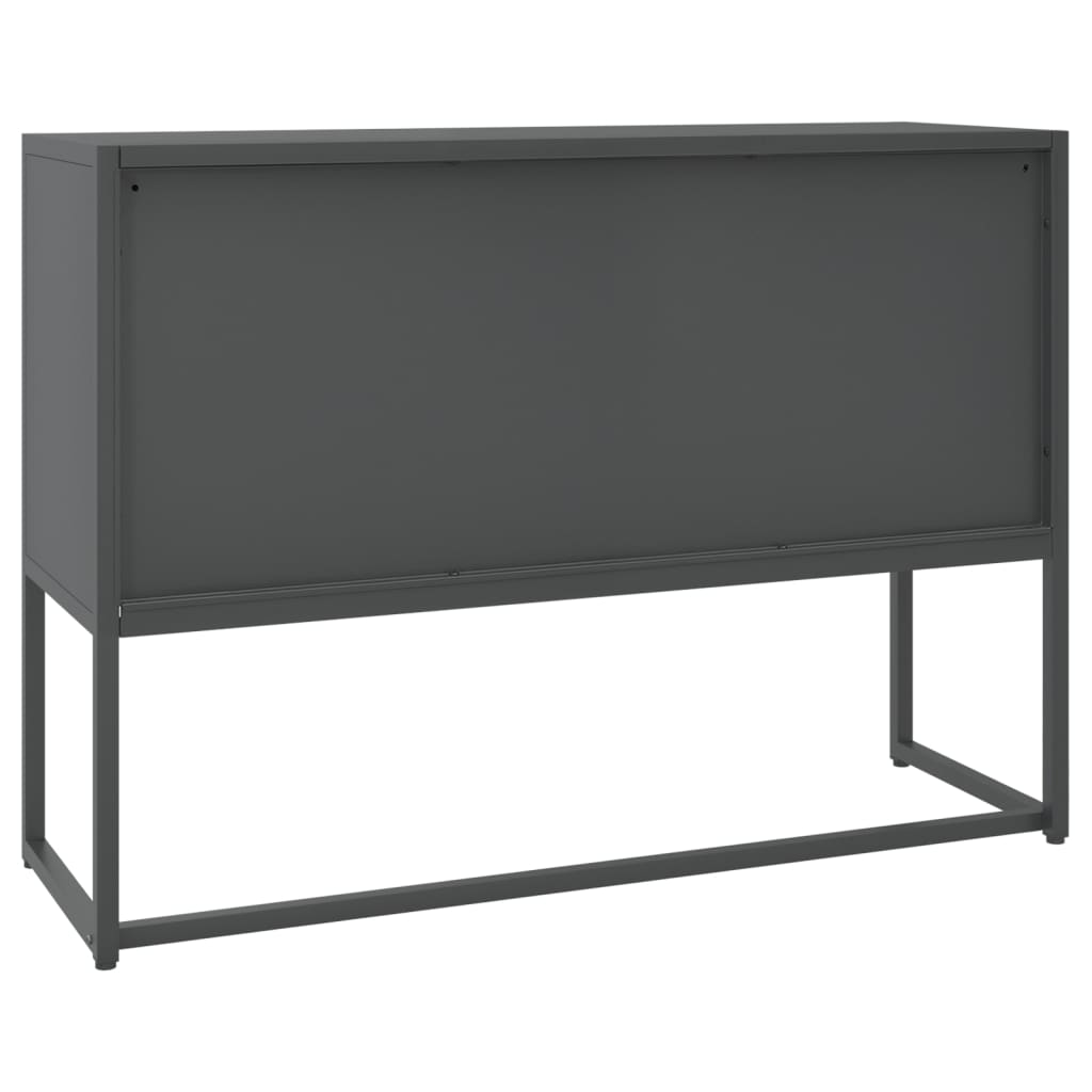 Buffet Anthracite 105x35x75 cm Acier - XIOS