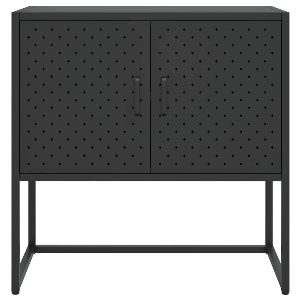 Buffet Noir 75x35x75 cm Acier - XIOS