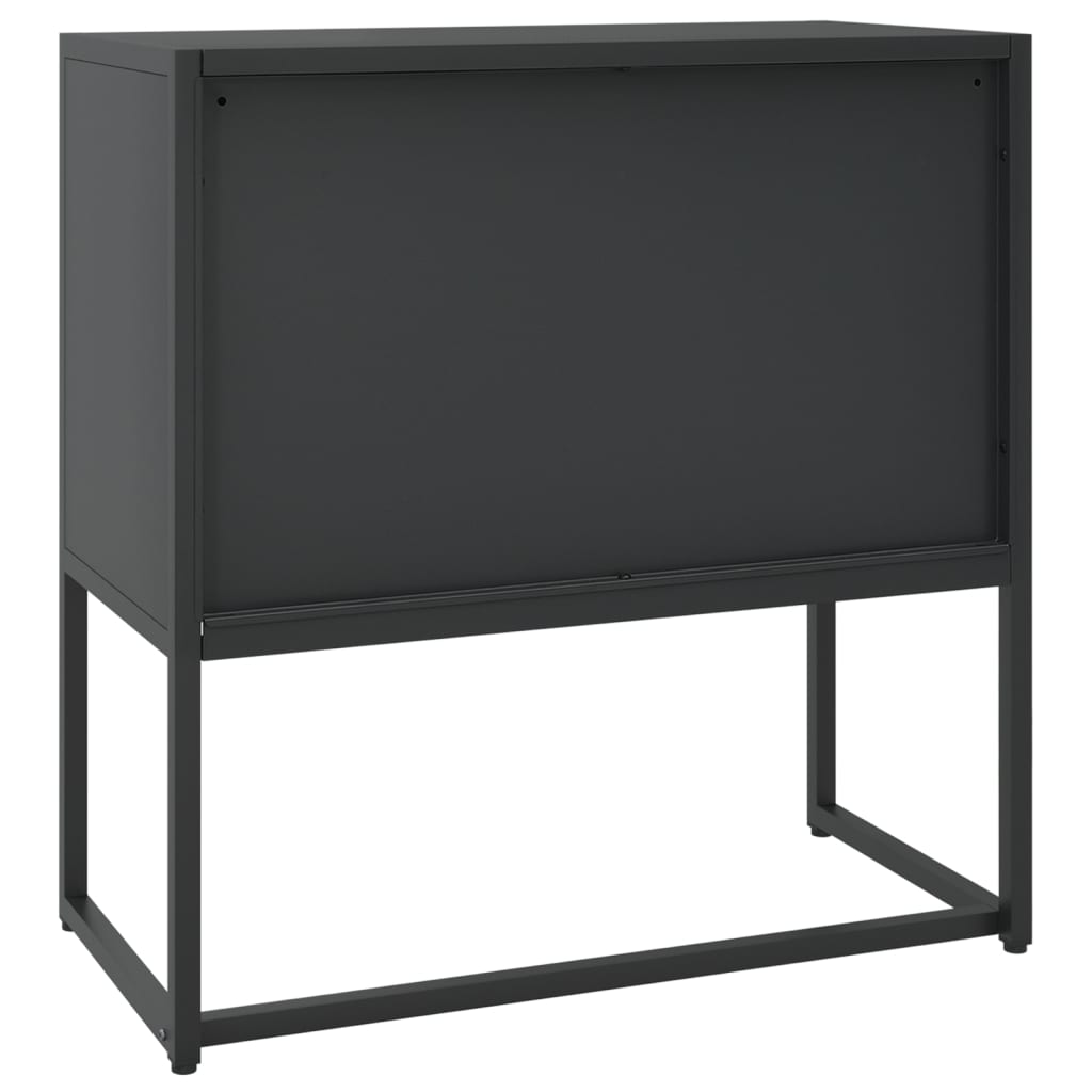 Buffet Noir 75x35x75 cm Acier - XIOS