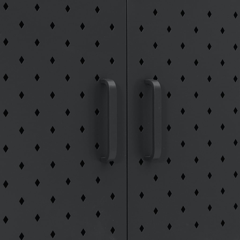 Buffet Noir 75x35x75 cm Acier - XIOS