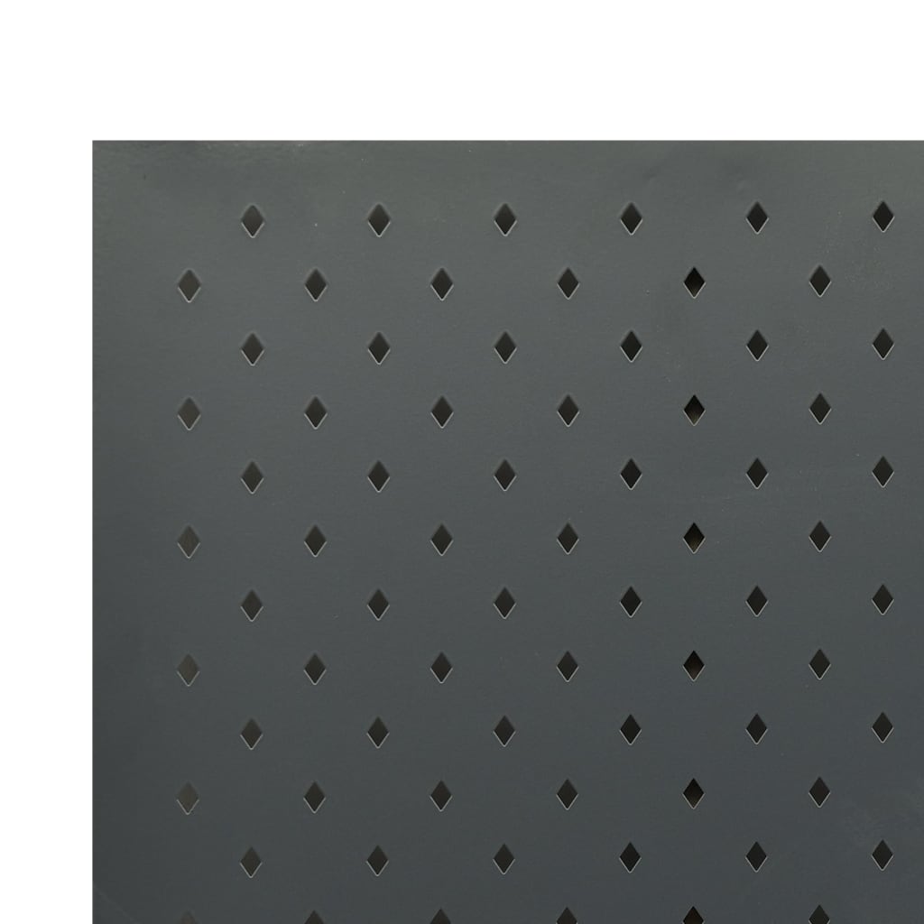 Cloison de séparation 5 panneaux Anthracite 200x180 cm Acier - XIOS