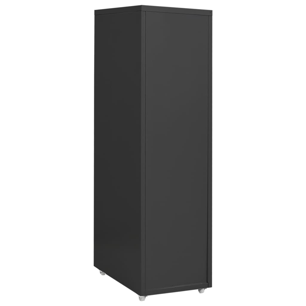 Classeur mobile Anthracite 28x41x109 cm Métal - XIOS