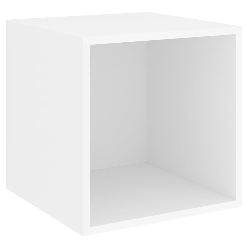 Ensemble de meuble TV 4 pcs Blanc Bois d'ingénierie - XIOS