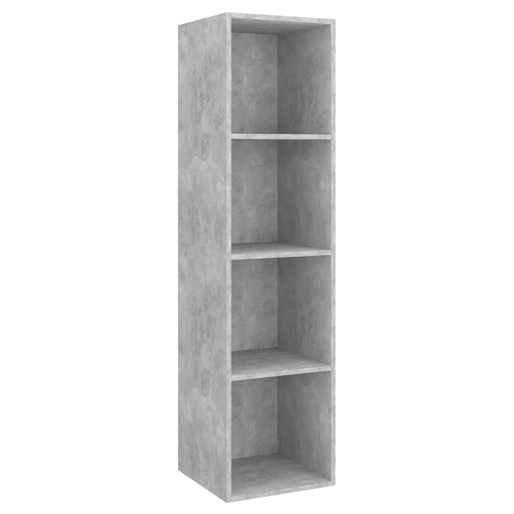 Meubles TV muraux 4 pcs Gris béton Bois d'ingénierie - XIOS