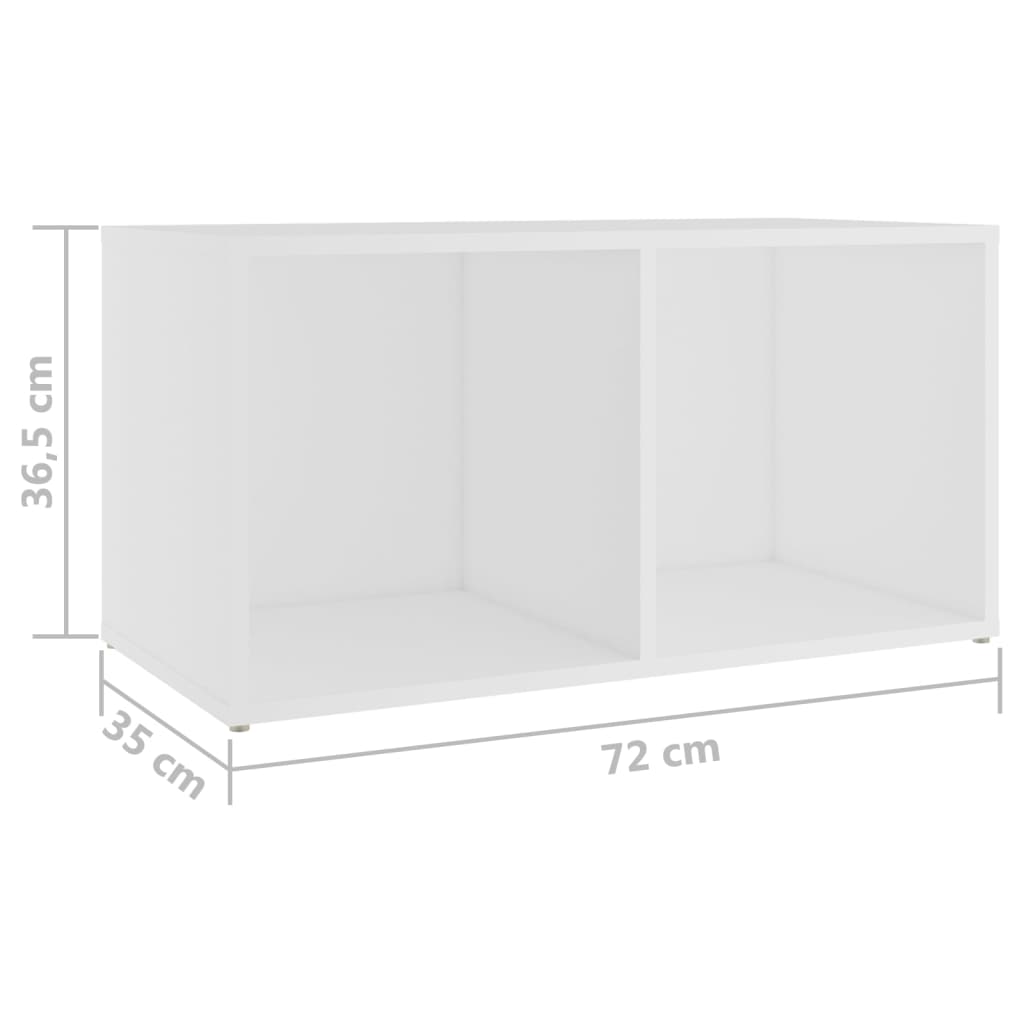 Meubles TV 4 pcs Blanc 72x35x36,5 cm Bois d'ingénierie - XIOS