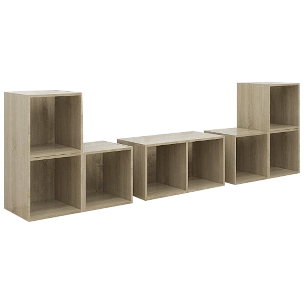 Ensemble de meubles TV 6 pcs Chêne sonoma Bois d'ingénierie - XIOS