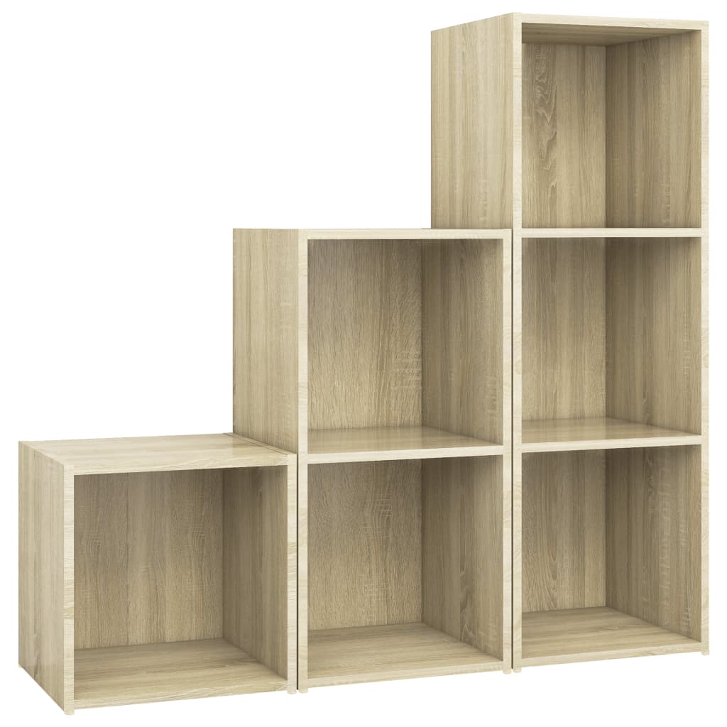 Ensemble de meubles TV 3 pcs Chêne sonoma Bois d'ingénierie - XIOS