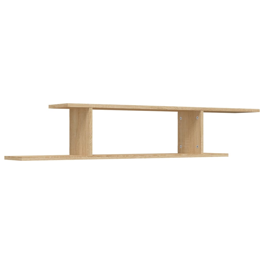 Étagère TV murale Chêne Sonoma 125x18x23 cm Bois d’ingénierie - XIOS