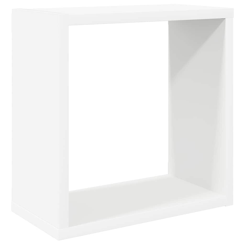 Étagères cube murales 4 pcs blanc 30x15x30 cm - XIOS