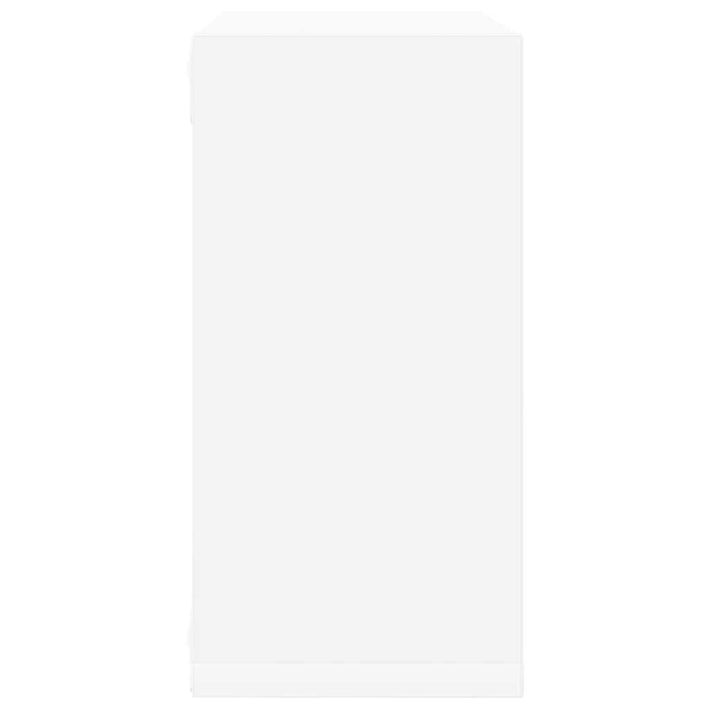 Étagères cube murales 4 pcs blanc 30x15x30 cm - XIOS