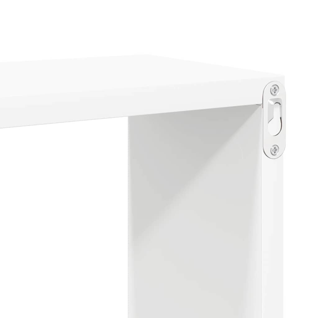 Étagères cube murales 4 pcs blanc 30x15x30 cm - XIOS