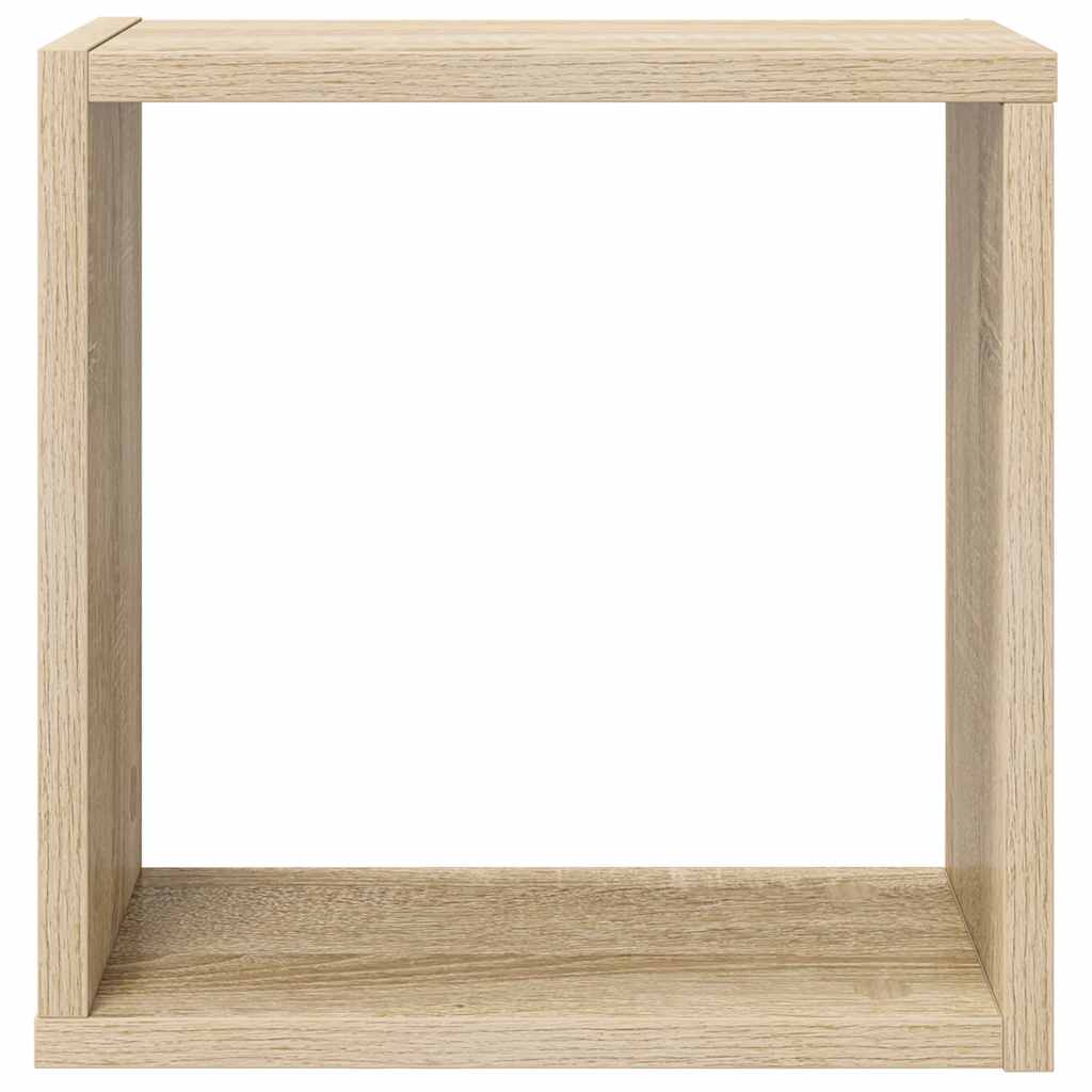 Étagères cube murales 6 pcs Chêne sonoma 30x15x30 cm - XIOS