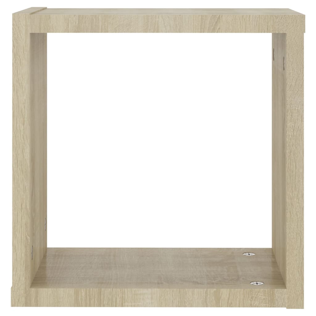 Étagères cube murales 6 pcs Chêne sonoma 30x15x30 cm - XIOS