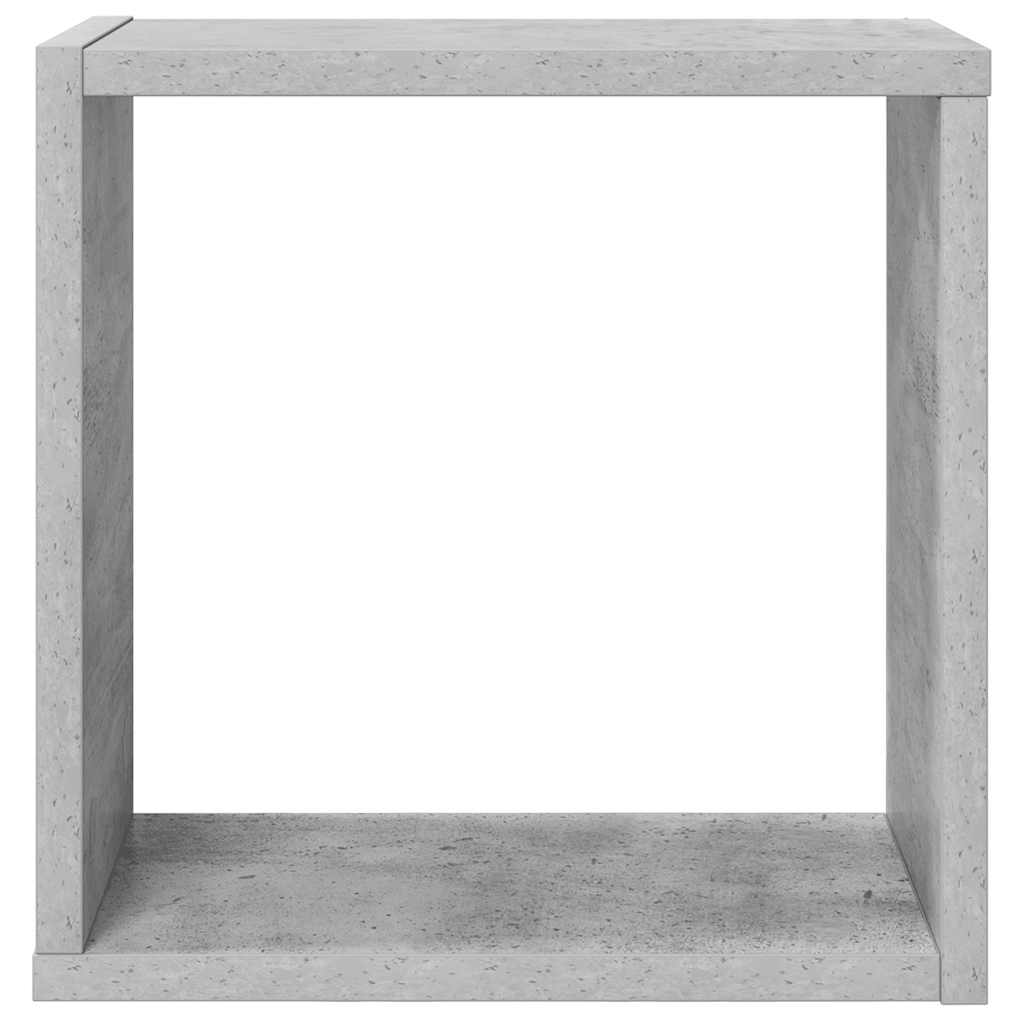 Étagères cube murales 6 pcs Gris béton 30x15x30 cm - XIOS