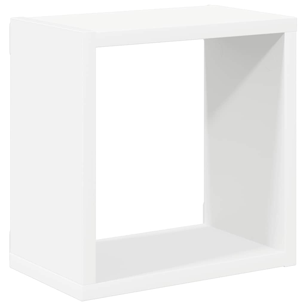 Étagères cube murales 4 pcs Blanc 26x15x26 cm
