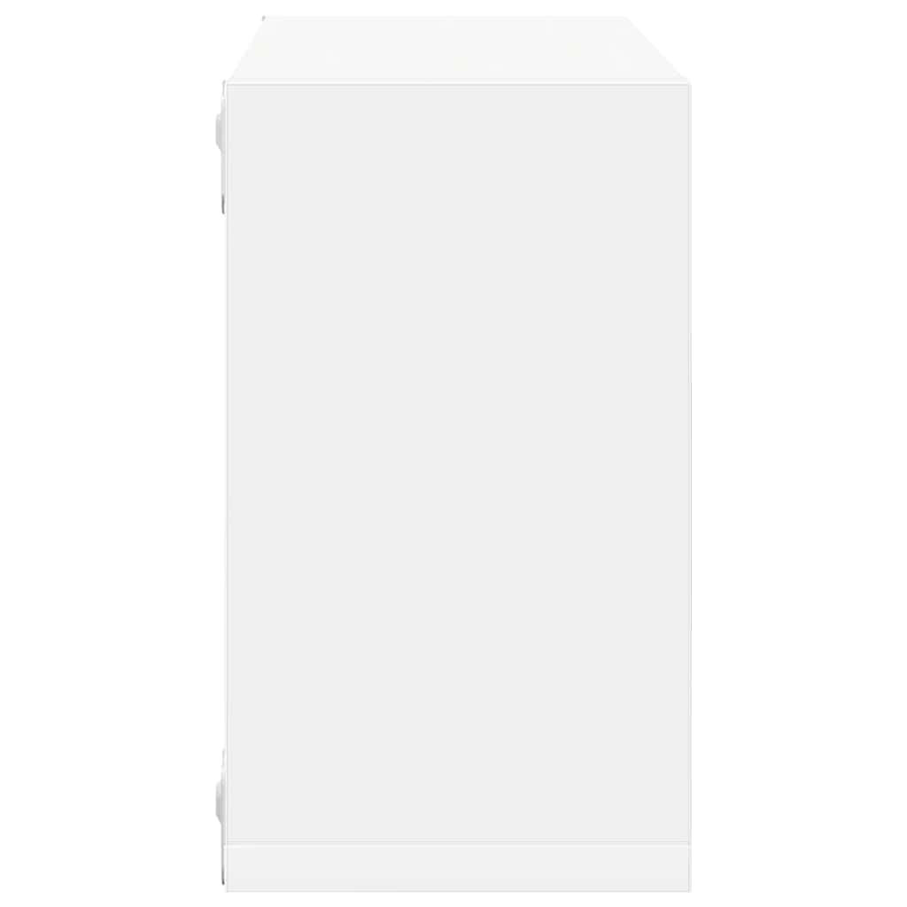 Étagères cube murales 4 pcs Blanc 26x15x26 cm
