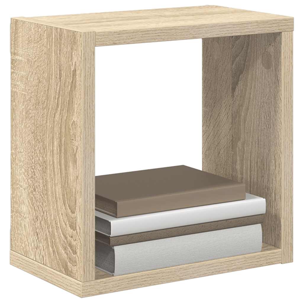 Étagères cube murales 6 pcs Chêne sonoma 26x15x26 cm - XIOS