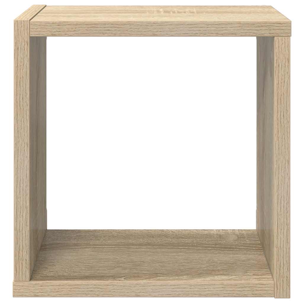 Étagères cube murales 6 pcs Chêne sonoma 26x15x26 cm - XIOS
