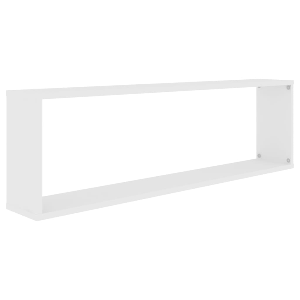 Étagères cube murales 2 pcs blanc 100x15x30cm bois d'ingénierie - XIOS