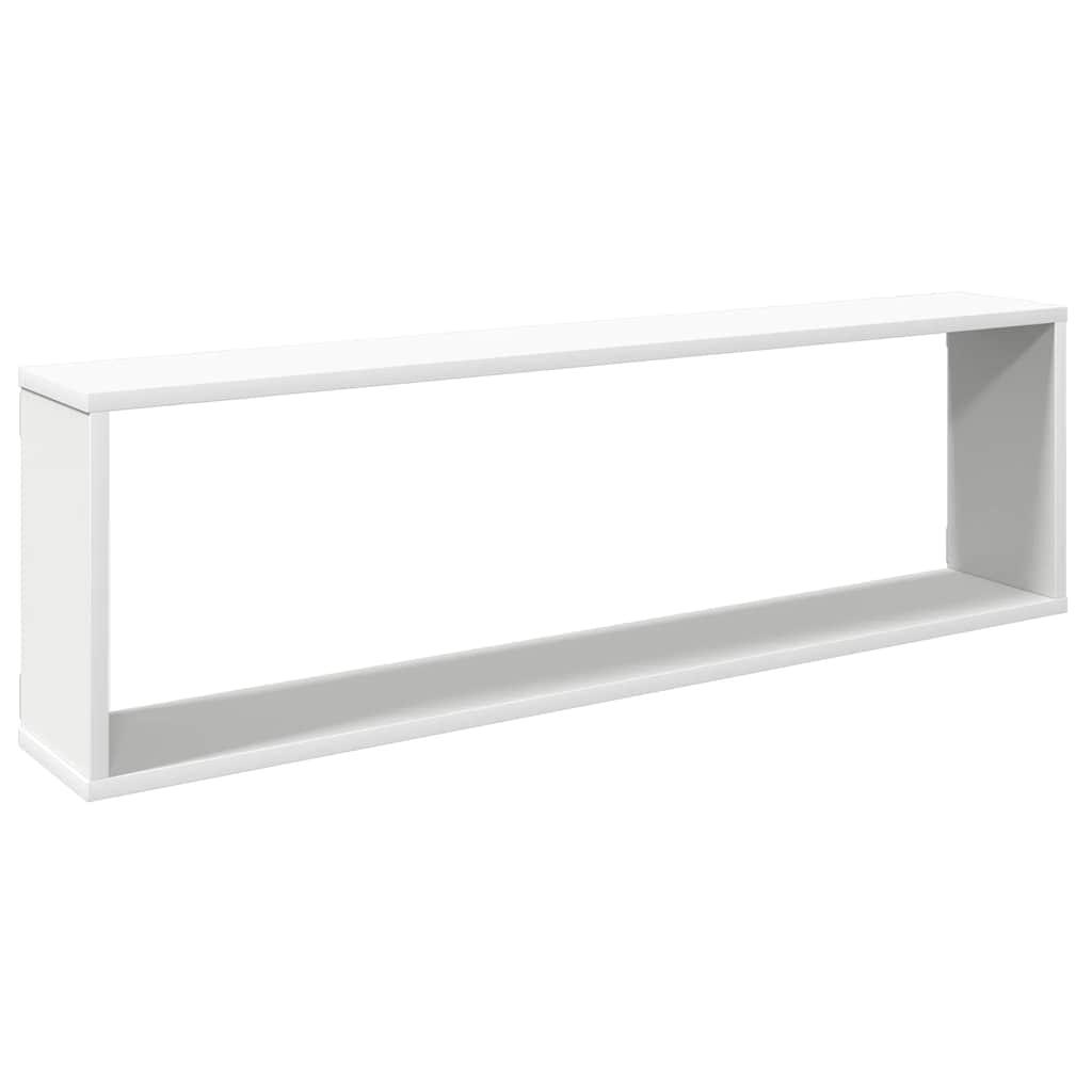 Étagères cube murales 4 pcs Blanc 100x15x30cm bois d'ingénierie - XIOS