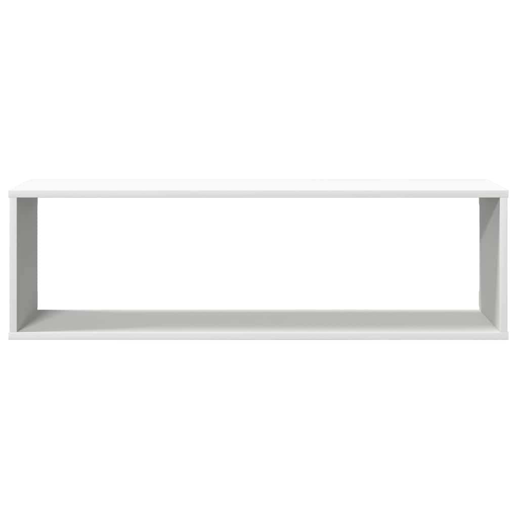 Étagères cube murales 4 pcs Blanc 100x15x30cm bois d'ingénierie - XIOS