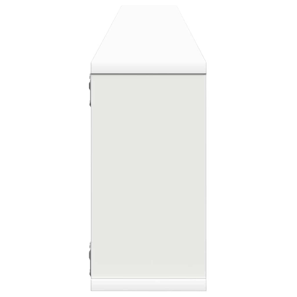 Étagères cube murales 4 pcs Blanc 100x15x30cm bois d'ingénierie - XIOS
