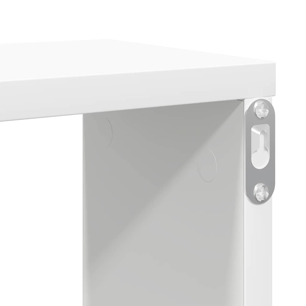 Étagères cube murales 4 pcs Blanc 100x15x30cm bois d'ingénierie - XIOS