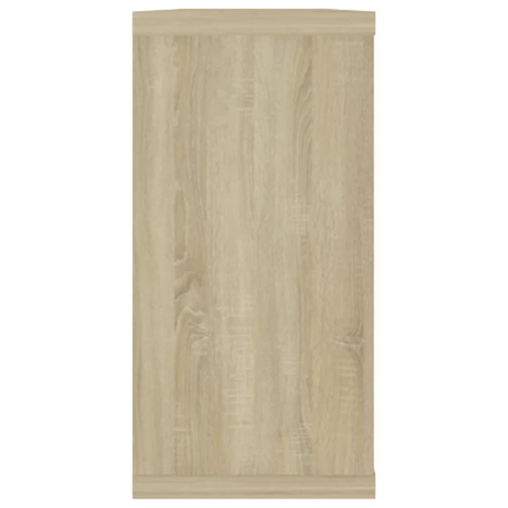 Étagères cube murales 4 pcs chêne sonoma bois d'ingénierie - XIOS