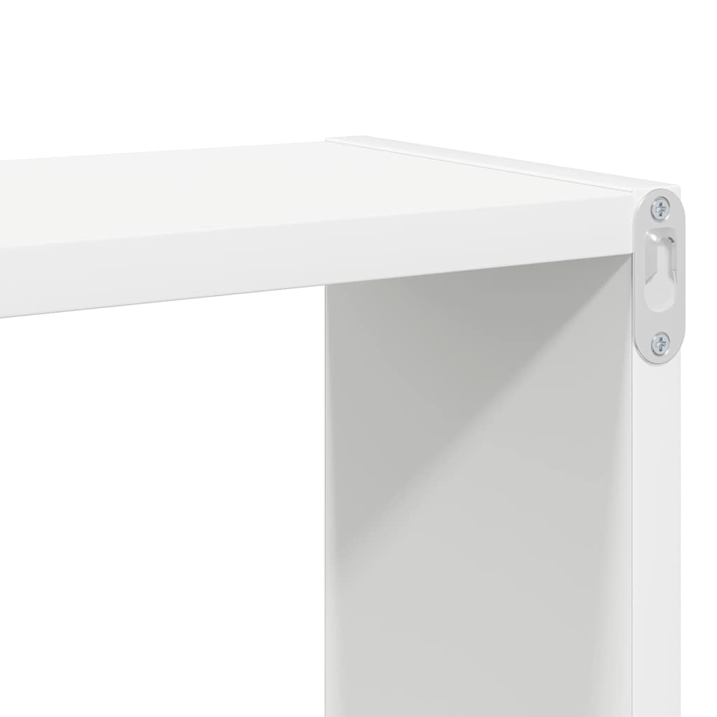 Étagères cube murales 2pcs Blanc 80x15x26,5cm bois d'ingénierie - XIOS
