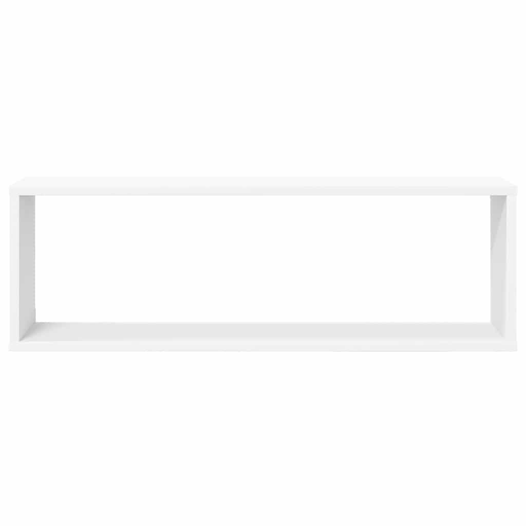 Étagères cube murales 4pcs Blanc 80x15x26,5cm bois d'ingénierie - XIOS