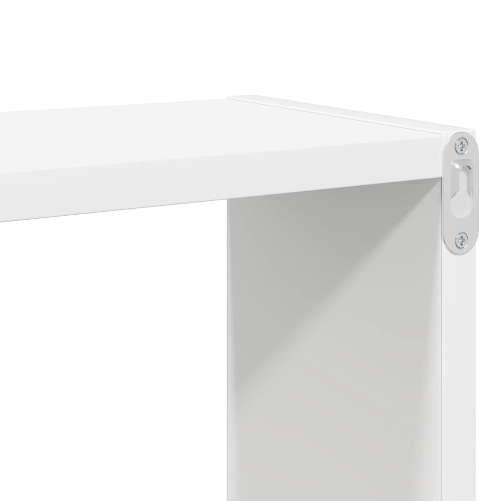 Étagères cube murales 4pcs Blanc 80x15x26,5cm bois d'ingénierie - XIOS
