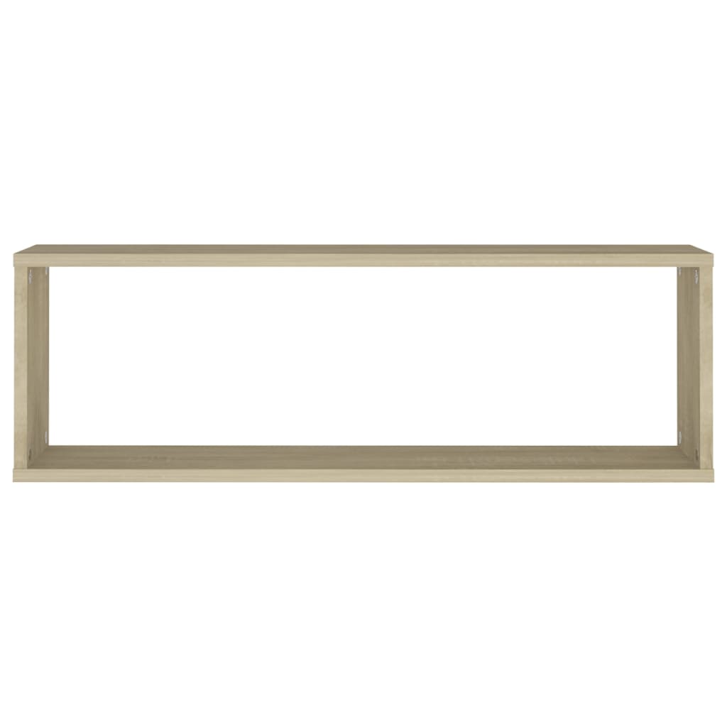 Étagères cube murales 2 pcs chêne sonoma bois d'ingénierie - XIOS