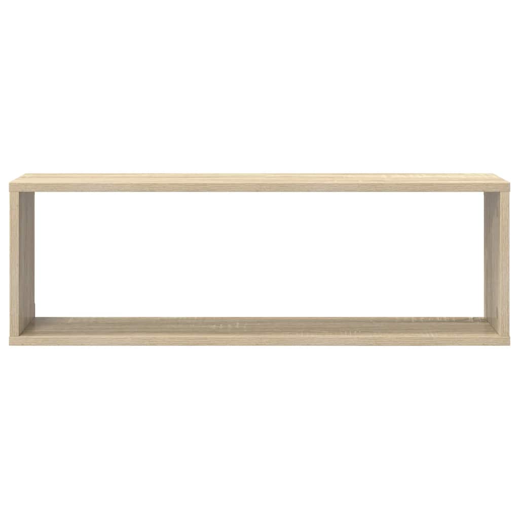 Étagères cube murales 4 pcs Chêne sonoma 80x15x26,5 cm - XIOS
