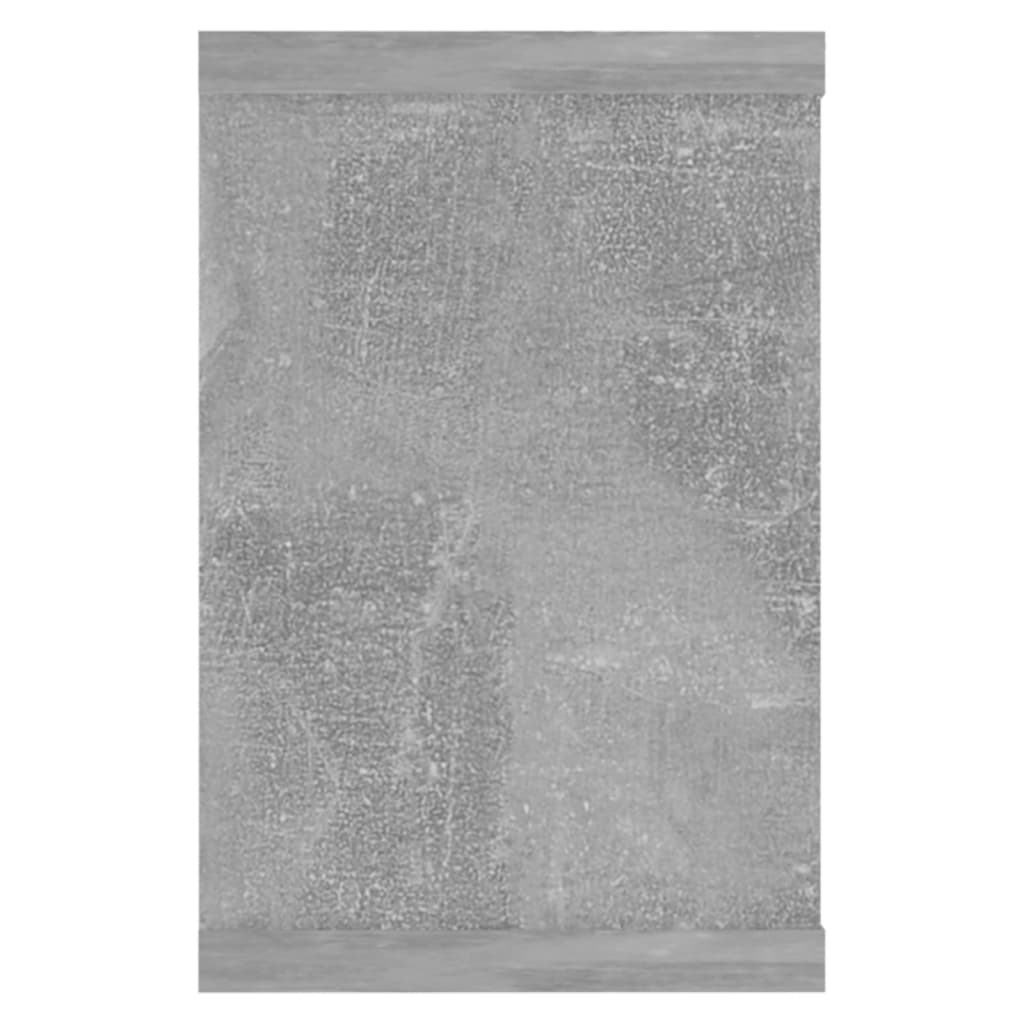 Étagères murales cube 6 pcs Gris béton Bois d’ingénierie - XIOS