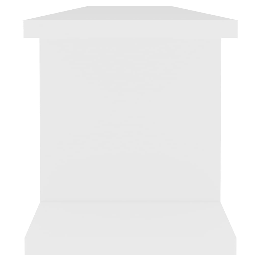 Étagères murales 2 pcs Blanc 90x18x20 cm bois d'ingénierie - XIOS