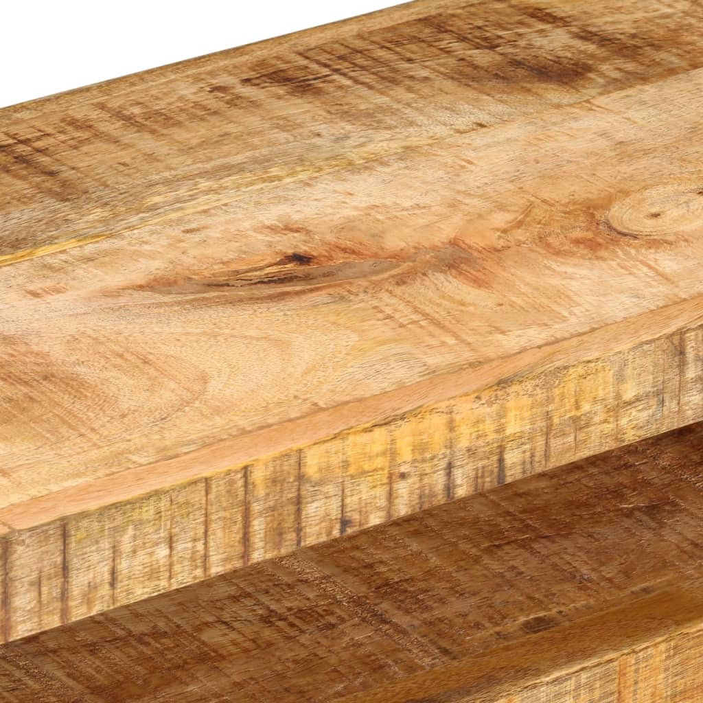 Meuble TV 110x30x40 cm Bois massif de manguier - XIOS