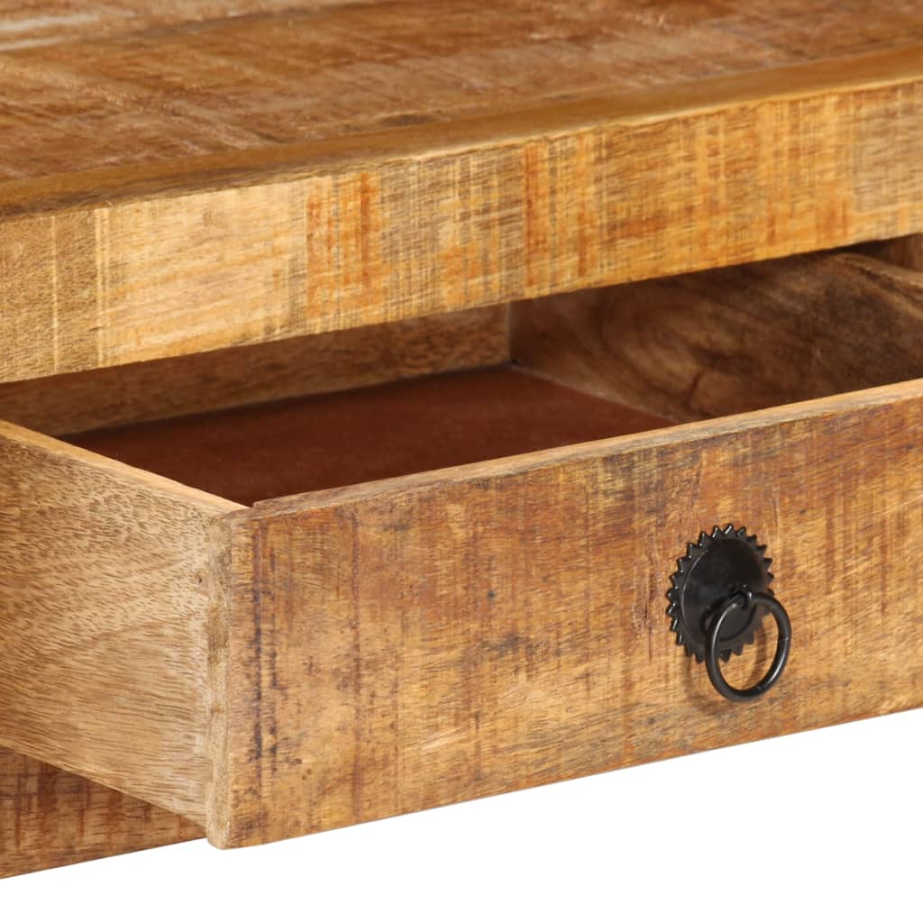 Meuble TV 110x30x40 cm Bois massif de manguier - XIOS