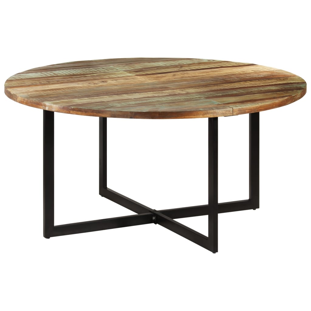Table à manger 150x75 cm Bois massif de récupération - XIOS