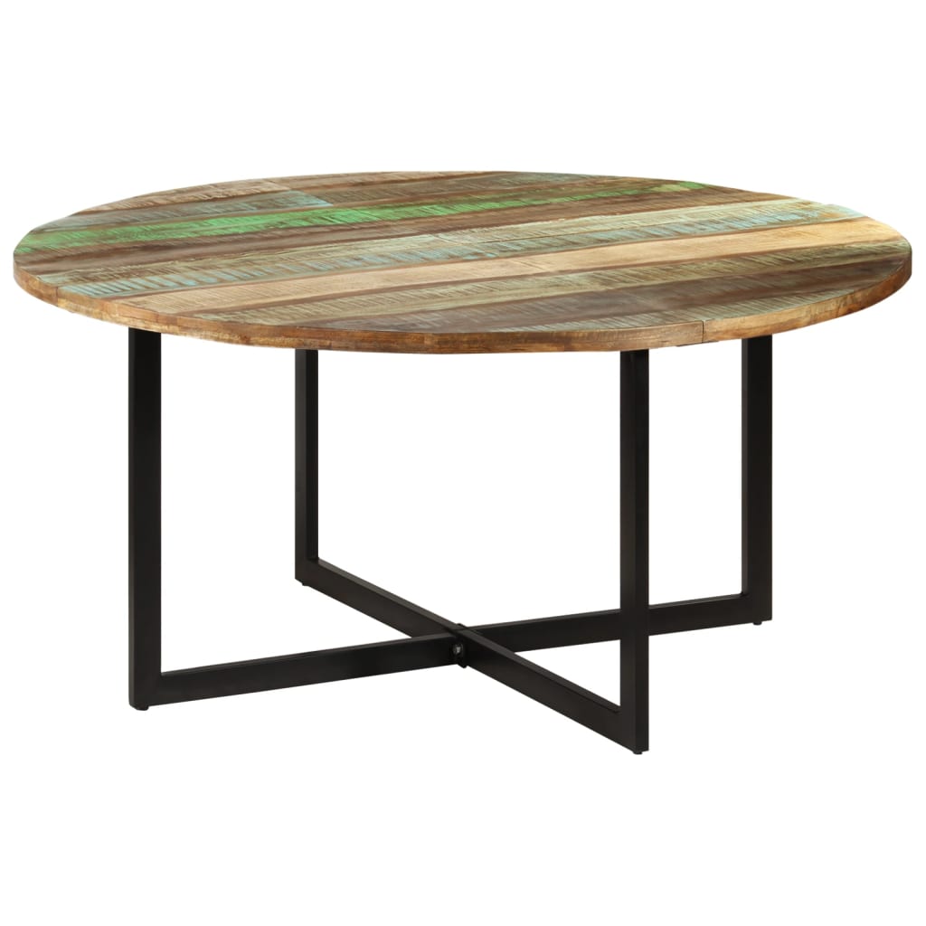 Table à manger 150x75 cm Bois massif de récupération - XIOS
