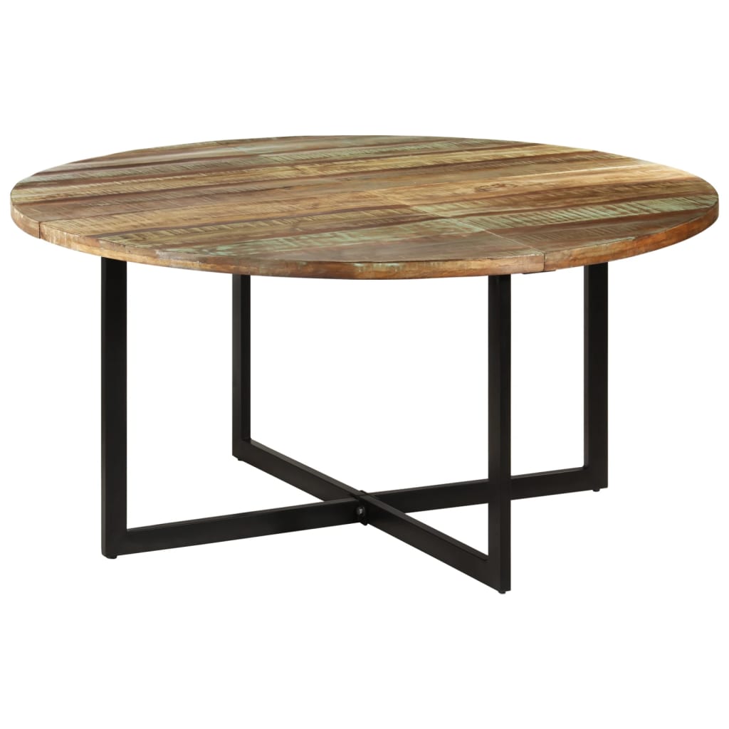 Table à manger 150x75 cm Bois massif de récupération - XIOS