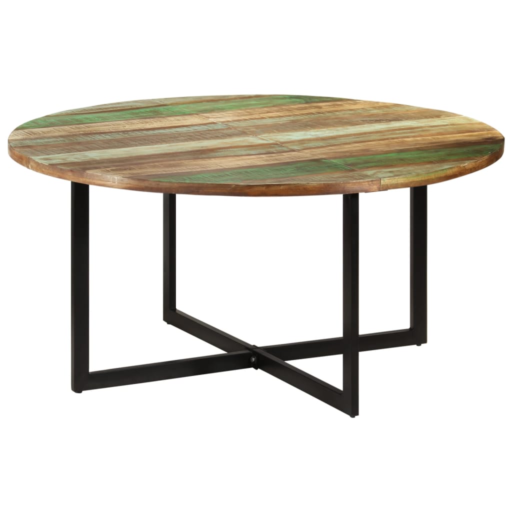 Table à manger 150x75 cm Bois massif de récupération - XIOS