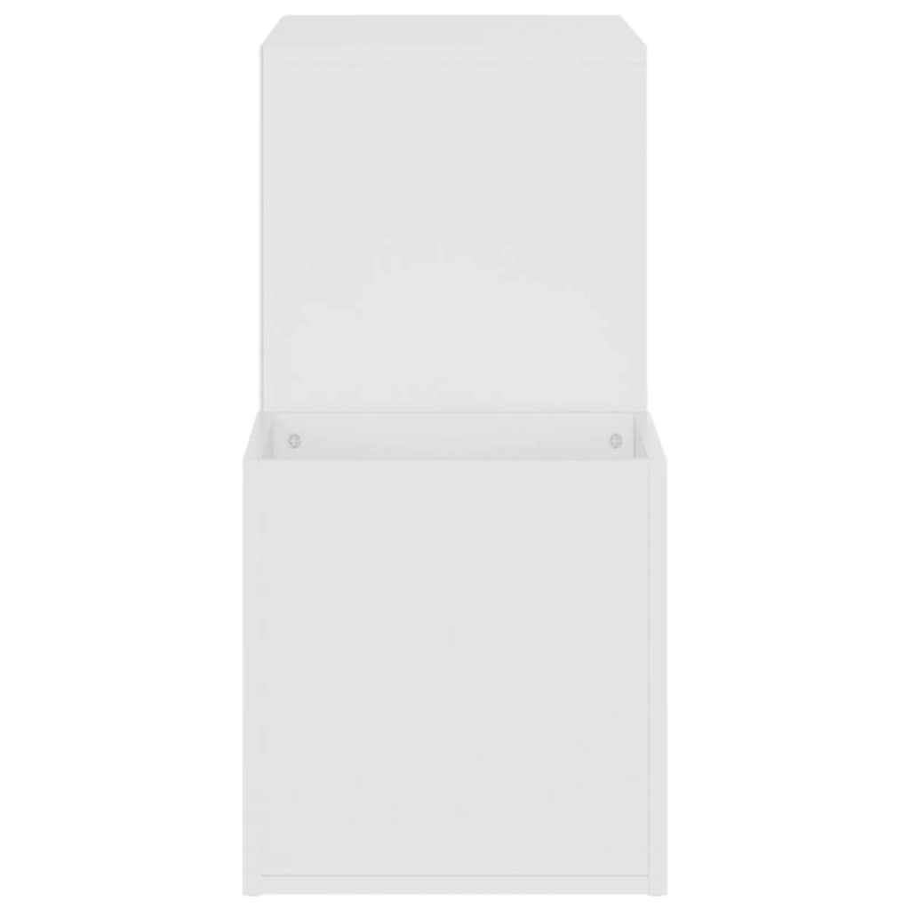 Armoire à chaussures d'entrée blanc bois d'ingénierie - XIOS