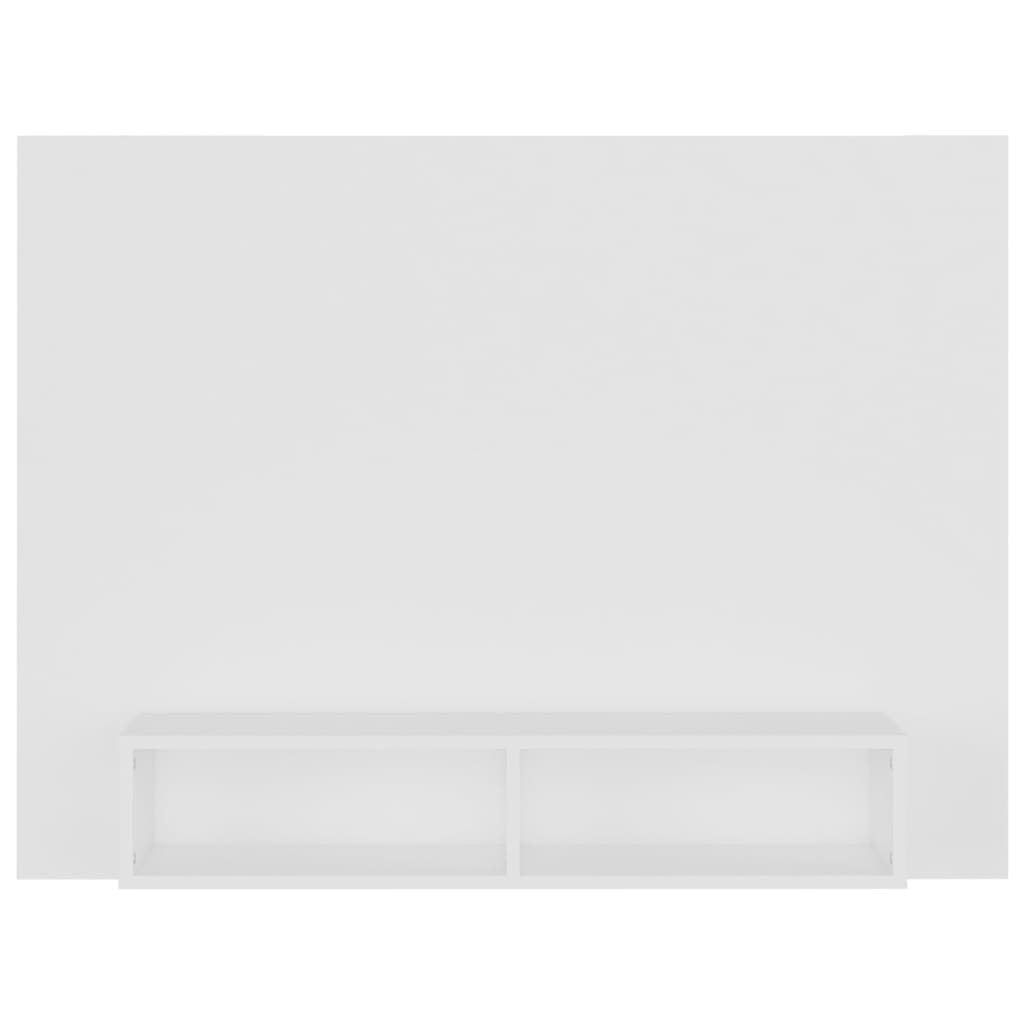 Meuble TV mural Blanc 120x23,5x90 cm Bois d’ingénierie - XIOS